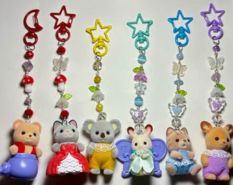 calico critter keychains!