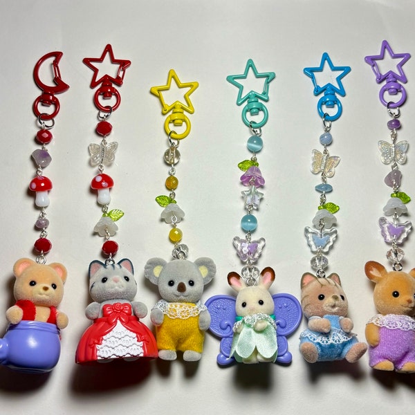 calico critter keychains!