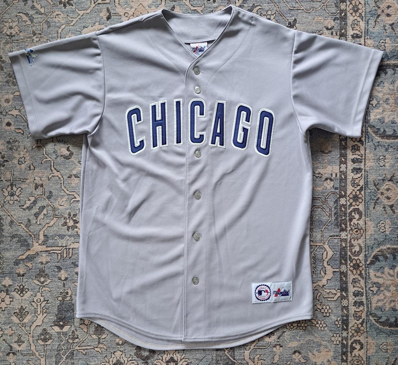 Majestic Cubs Jersey - Etsy