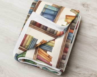 Book Readers Throw Blanket - Reading Blanket