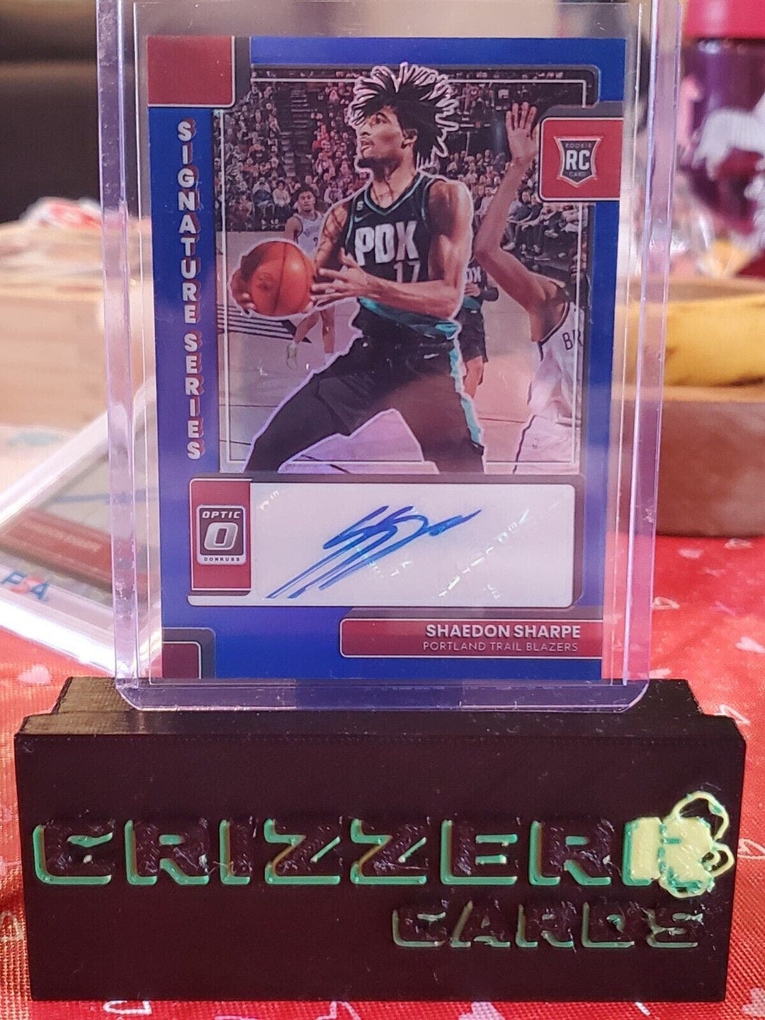 2022 Panini Contenders Optic Blue Auto /75 RC Shaedon