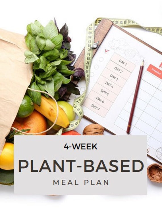 Transform with our Plant-Based 4-Week Meal Plan! Delight in Healthy,  Natural, and Nutritious Plant-Based Diet.