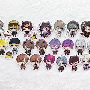 Vinyl Stickers SET1 - NIJISANJI EN Luxiem Mysta Shu Luca Ike Vox Noctyx Sonny Alban Uki Fulgur XSOLEIL Ver Hex Doppio Claude