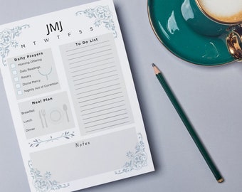 Catholic Daily Planner: Prayer, Meal Plan, To-Do List (PDF)