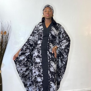 Abito boubou in cotone africano / Kaftan/ Boubou / Rich zia bubu / brunch Bubu