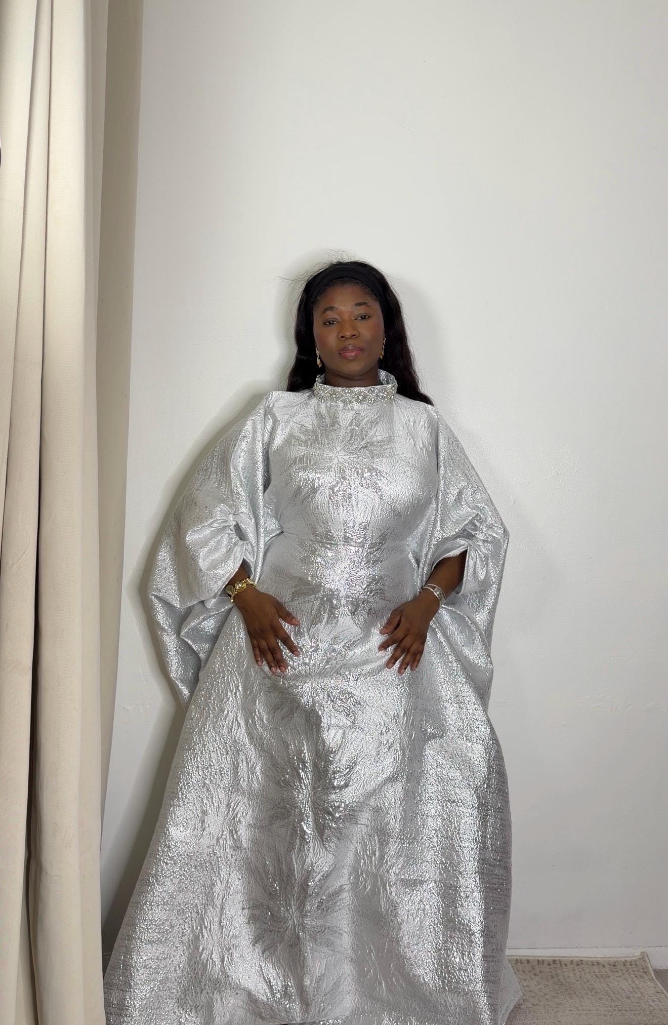 White Brocade Dress - Etsy