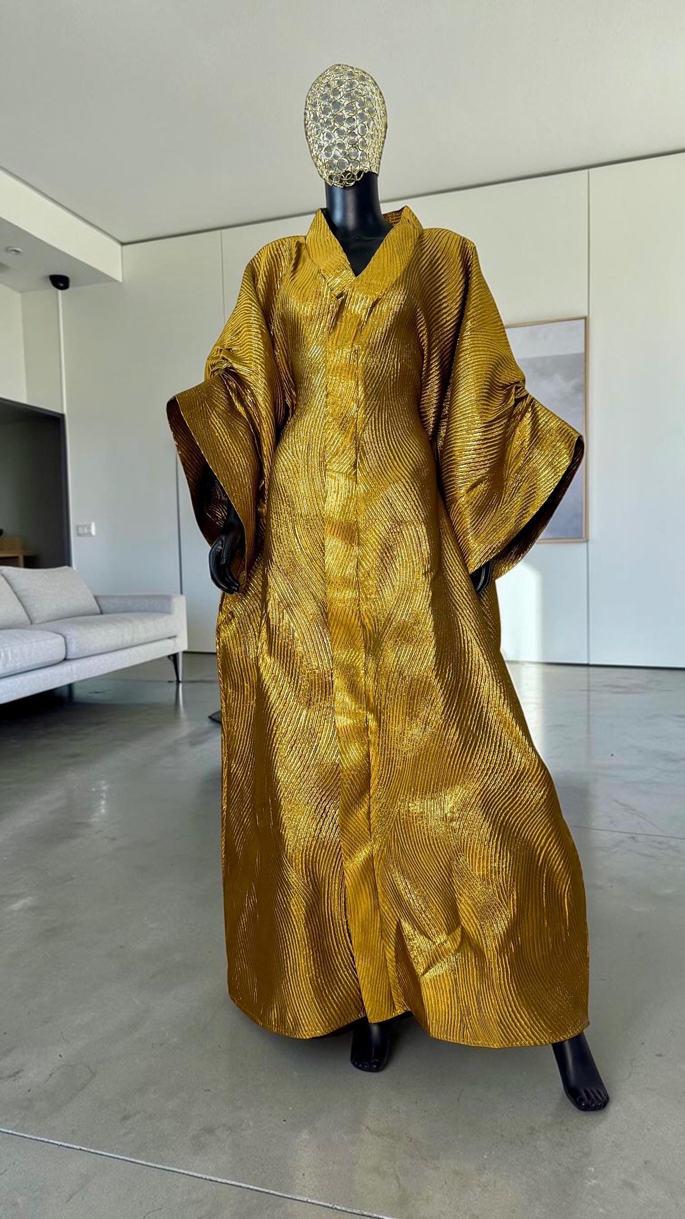 Bronze Brocade Dress
