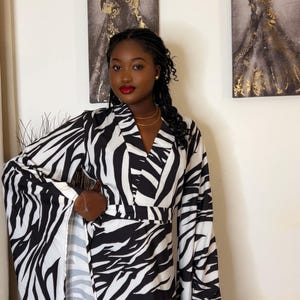 Abito boubou in cotone africano / Kaftan/ Boubou / Rich zia bubu / brunch Bubu