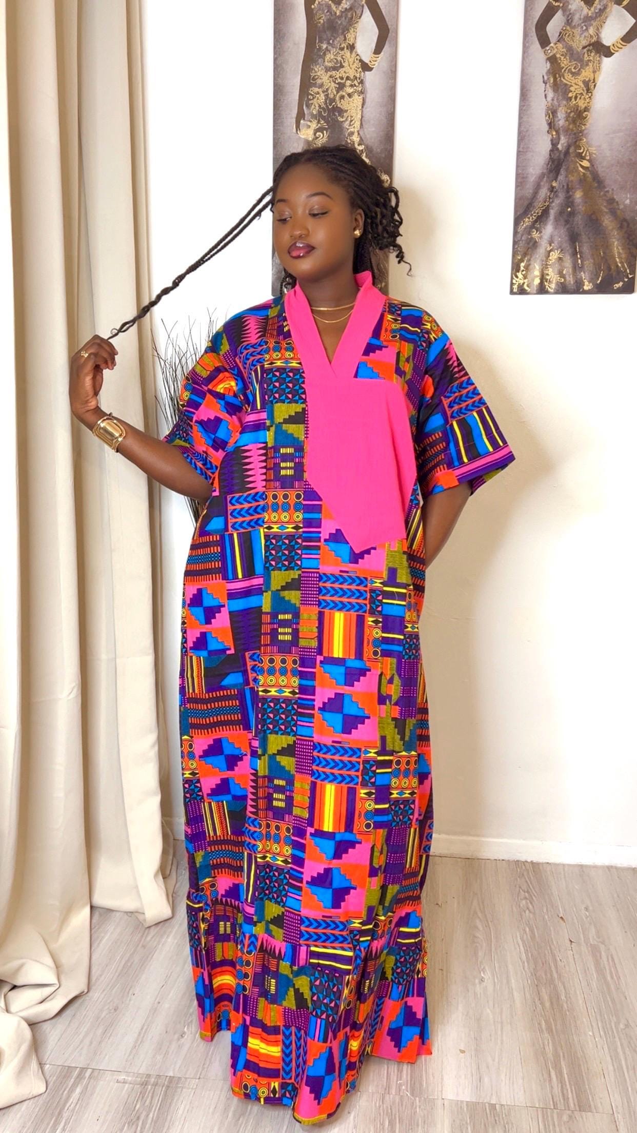 Ankara Free Gown - Etsy