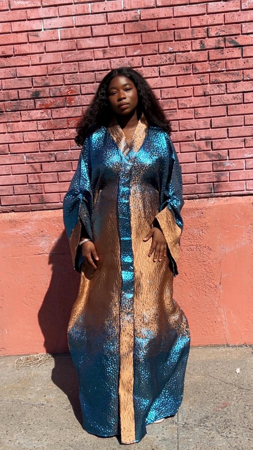 green emerald velvet dress Sumbo African Print Dress  Ray Darten