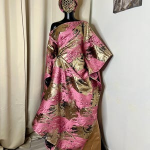 Soma Bubu / rich auntie Boubou dress / Eid dress / brocade dress / Kaftan