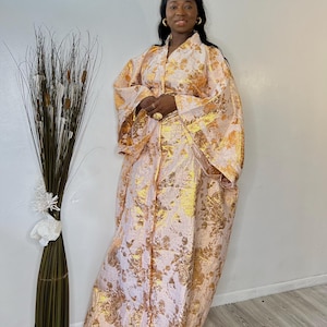 yally bubu / rich auntie Boubou dress / Eid dress / brocade dress / mikado dress / Kaftan