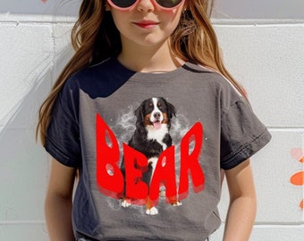 Custom Dog Shirt, Graphic Dog Shirt, Custom Pet Shirt, retro pet shirt, dog photo shirt, custom cat shirt, Youth Dog Shirt Vintage Kid Shirt