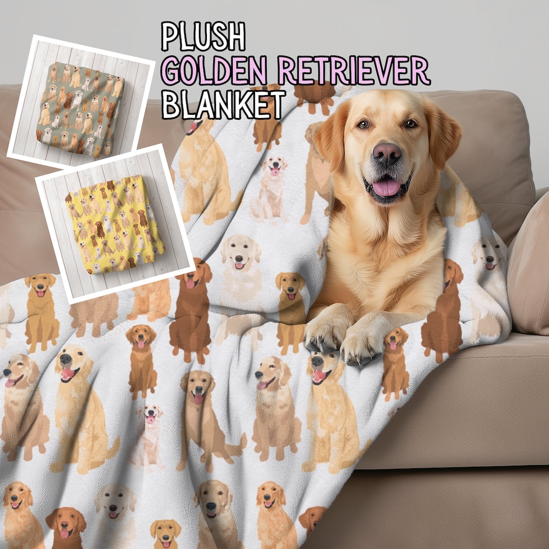 Golden Retriever Blanket Golden Retriever Gifts And Decor