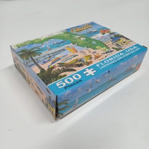 Florida Map Giant Game Puzzle 500 Pcs image 3