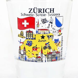 Zurich Switzerland Great Swiss Cities Collection Shot Glass