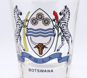 Verre à Shot Souvenir Du Kosovo - Armoiries Imprimées - Format 5,7 Cm De Haut - Collection Rare