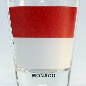 Monaco Flag Shot Glass