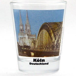 Cologne Köln Germany City Landmarks Photo Shot Glass