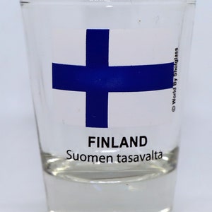 Finland Flag Shot Glass
