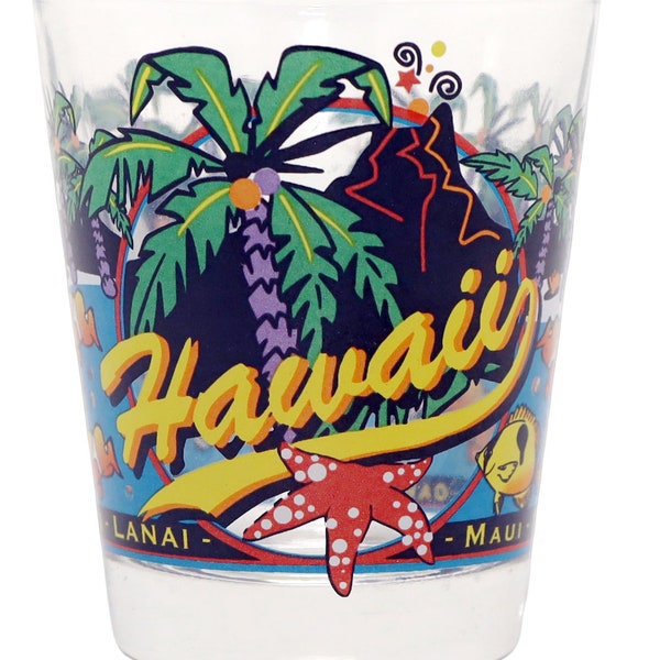 Hawaiian Shot Glass Etsy
