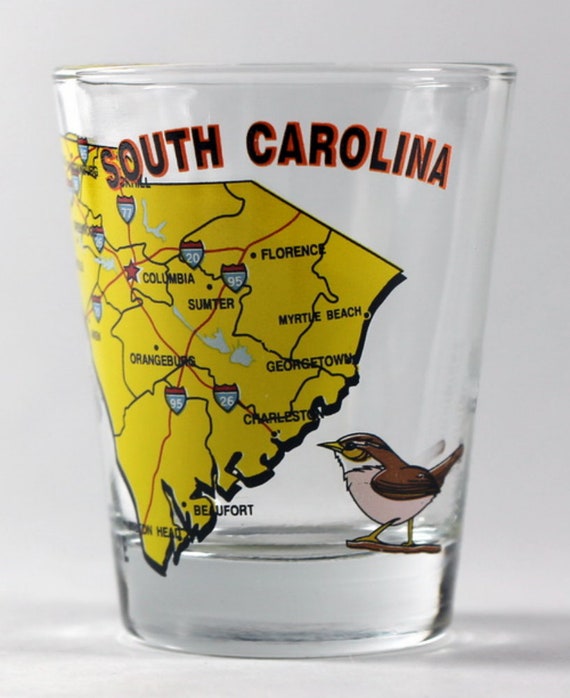 thumbnail image 2 of South Carolina Palmetto State Shot Glass – World By Shotglass All-American Collection 2 of 4