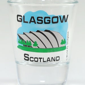 Glasgow Scotland Clyde Auditorium Shot Glass