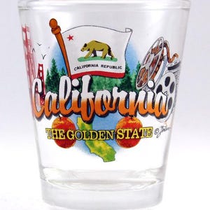 California Golden State Elements Shot Glass