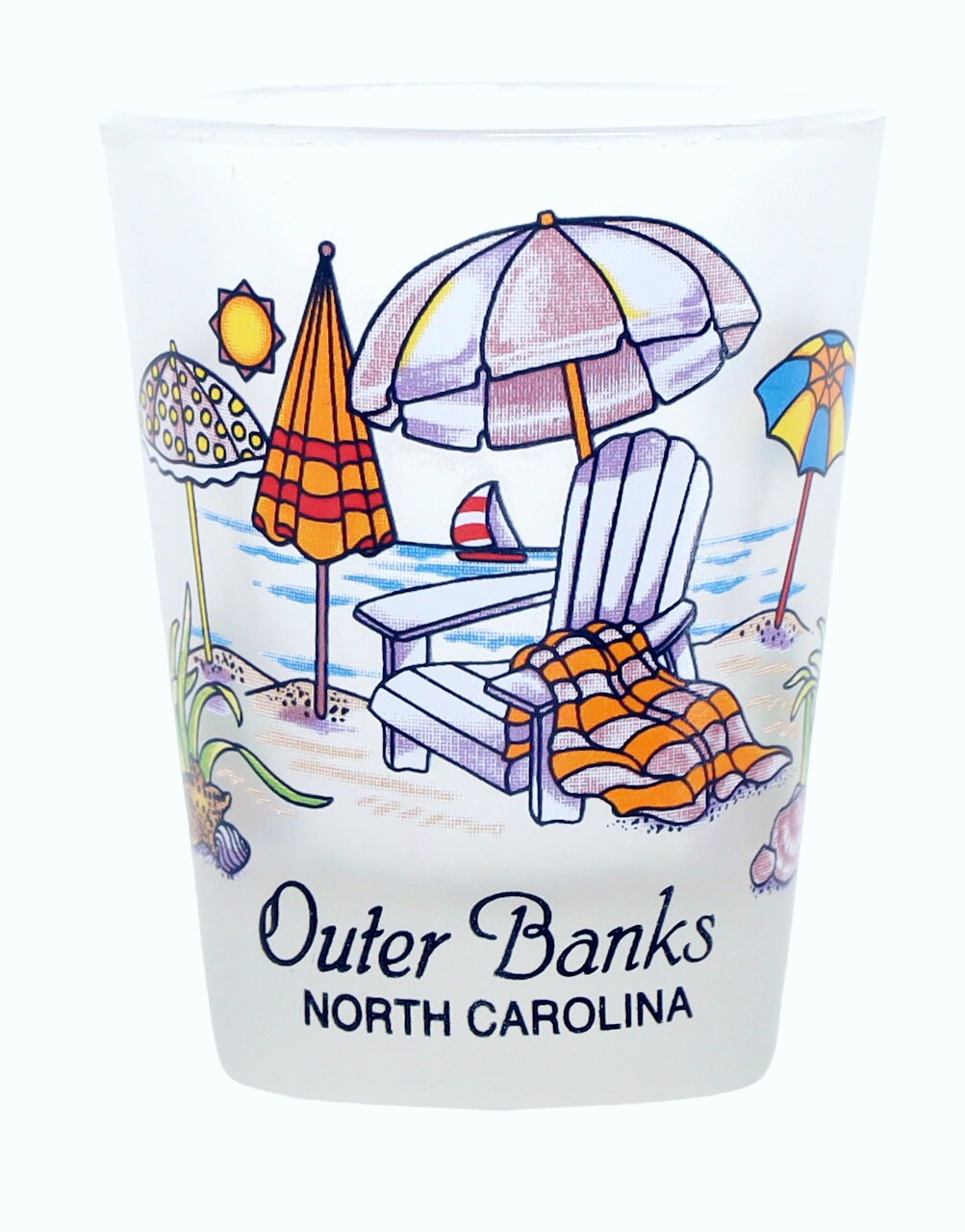 Destin Florida Souvenir Shot Glass - Beach Chair Design, Collectible Gift (2.25" Tall) - View #9