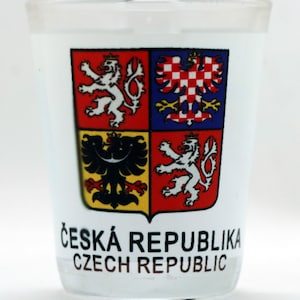 Czech Republic Coat Of Arms Shot Glass