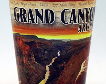 Grand Canyon Arizona Stamp Design Shot Glass