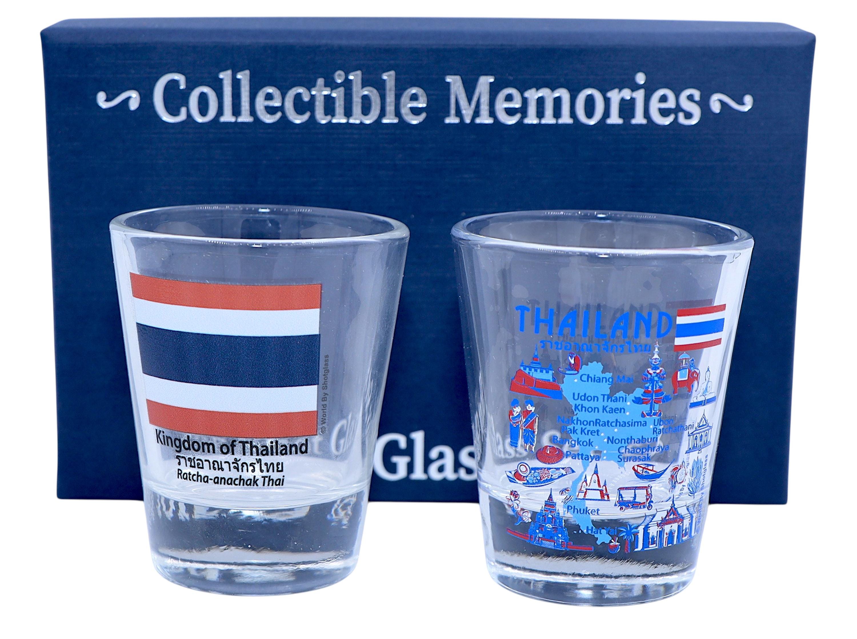 タイ土産 箱入りショットグラスセット（2個セット） - Etsy 日本