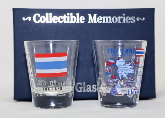 タイ土産 箱入りショットグラスセット（2個セット） - Etsy 日本