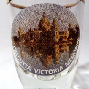 India Calcutta Victoria Memorial Shot Glass
