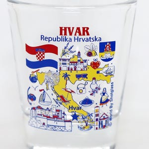 Hvar Croatia Great Croatian Cities Collection Shot Glass