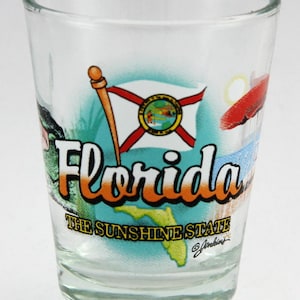Florida Sunshine State Elements Shot Glass