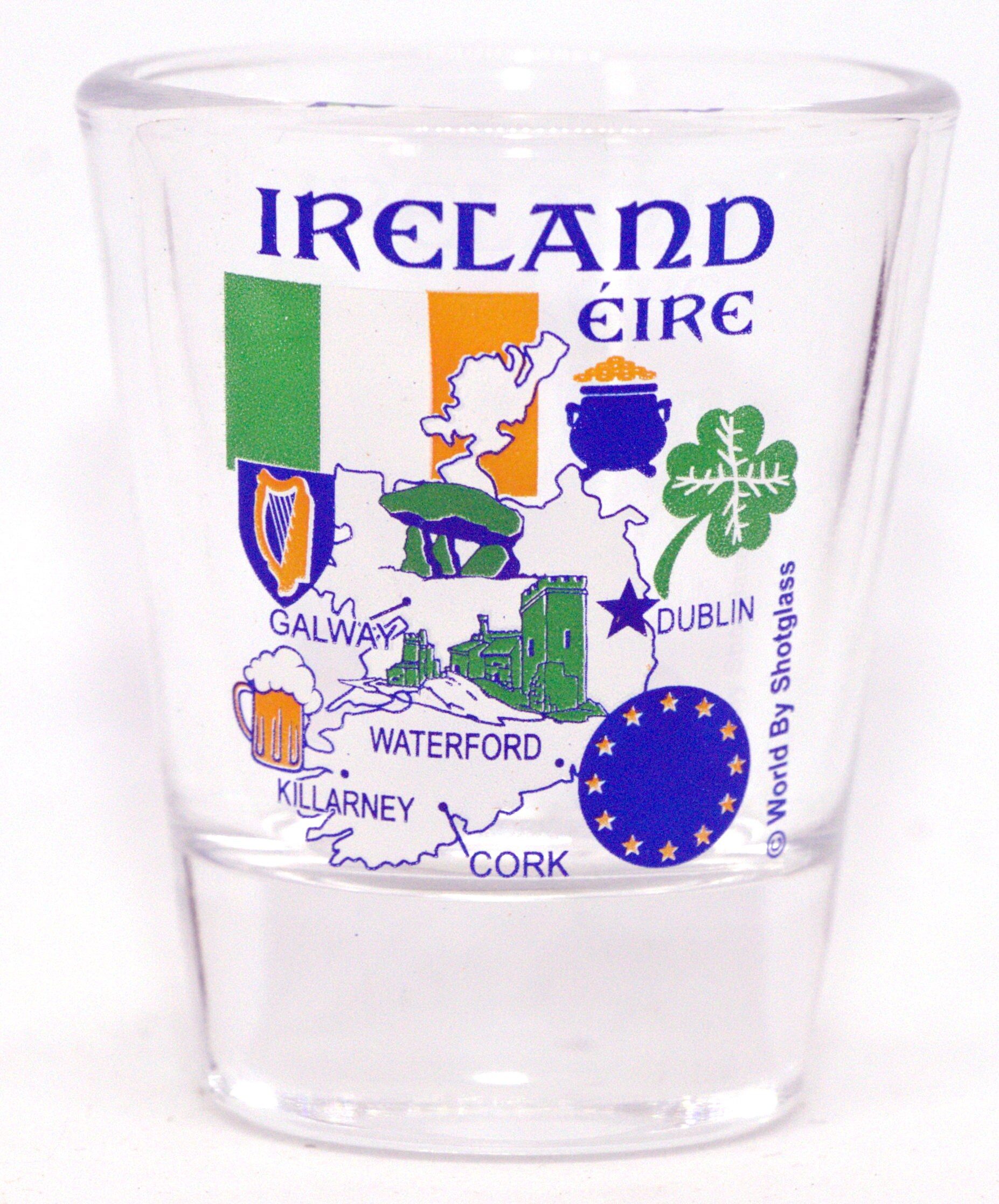 Comment "Shop" To Order This Item 👈 Lithuania EU Series Landmarks And Icons Collage Shot Glass 👇 Here's A Very Rare And Hard To Find Souvenir Collectible Shot Glass From Lithuania
