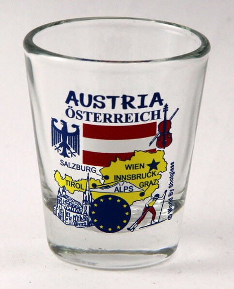 Bulgaria Souvenir Schnapsglas – Mit Landmarken-Motiv, 5,7 Cm Hoch, Sammlerstück