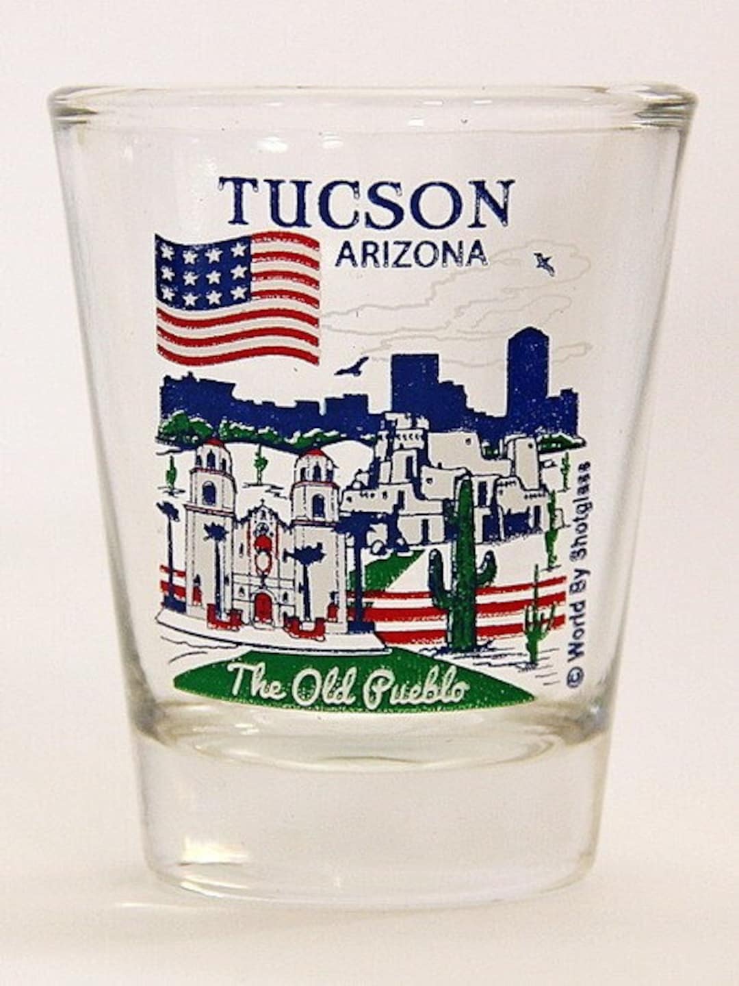 Schnapsglas Miami Florida – Souvenir-Sammelglas, 5,7 Cm Hoch, 4,6 Cm Durchmesser, Aus Der Great American Cities Collection
