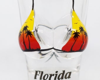 Belis Liquore Bicchierino Bahamas Palm Sunset - Souvenir Da Collezione 5x6 Cm Bicchierino Shot Glass - Foto 9