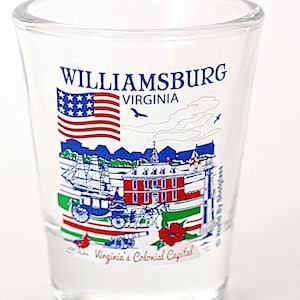 Williamsburg Virginia Great American Cities Collection Shot Glass