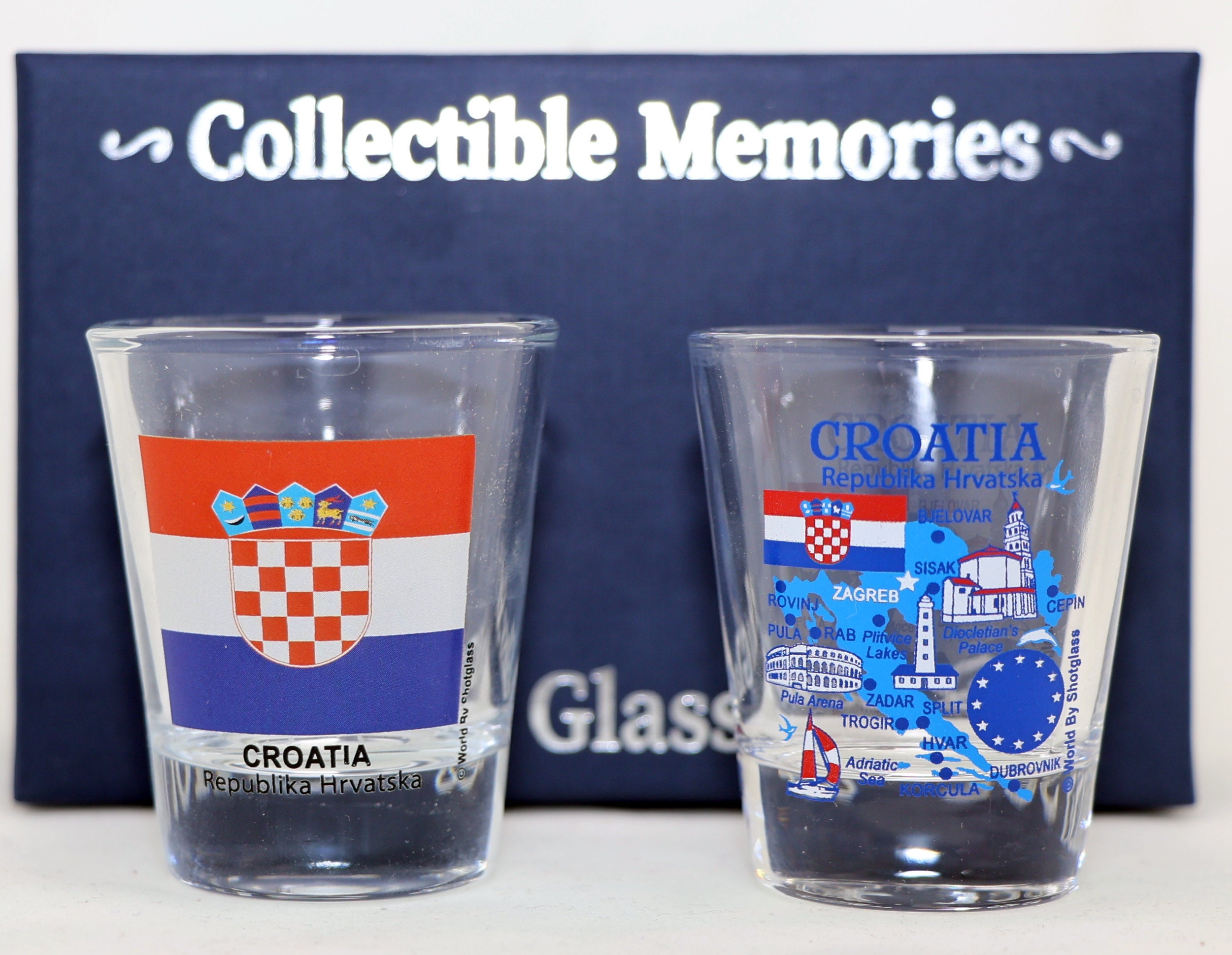 Rio De Janeiro Brazil Landmarks And Icons Collage Shot Glass