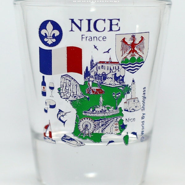 Nice France Great French Cities Collection Shot Glass