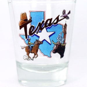 Vaso de chupito Texas State y Star ctm