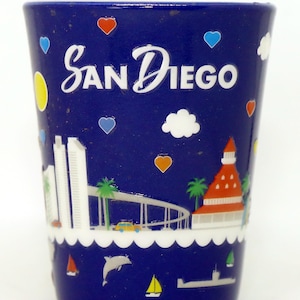 Bicchiere da shot di mezzanotte di San Diego California