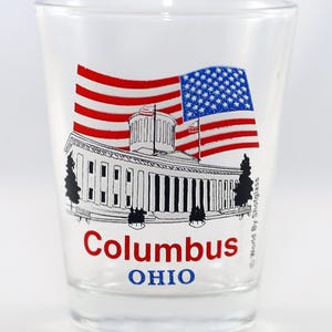 Columbus Ohio State Capitol Shot Glass
