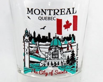 Montreal Quebec Canada Great Canadian Cities Collection Shot Glass
