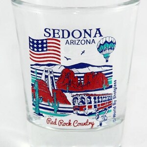 Sedona Arizona Great American Cities Collection Shot Glass