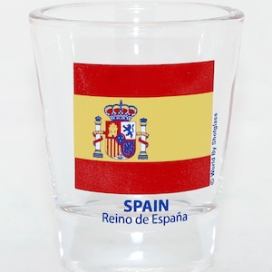 Spain Flag Shot Glass