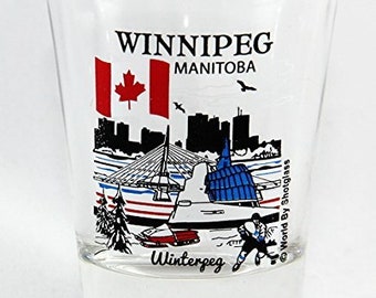 Winnipeg, Manitoba, Canadá - Colección de las Grandes Ciudades Canadienses - Vaso de Chupito